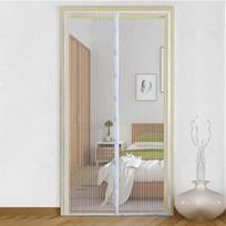 1-piece Door Curtain Multiple Sizes Mosquito Resistant Magnetic Soft Yarn Door Curtain Magnetic Door Curtain Net Door A For Home 110x210cm