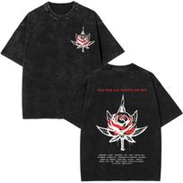 2025 Summer Rapper Eladio Carrion DON KBRN  World Tour Vintage Washed Men Women Gothic Punk Hip Hop 100% Pure Cotton T-shirt Y2k S