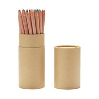MUJI Colored 36 Paper Tube NFB15A6S Pencils, Colors, Case,