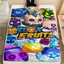 Blox Fruits game Print Flannel Blanket, High quality Comfortable for All Seasons, Home Decor, Warmth and Comfort, Perfect for Christmas Gifts11 80cm x 120cm