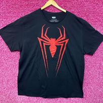 Spiderman Logo 100% Cotton T-shirt Mens Tees Top 4XL