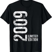 15th Birthday 15 Years Old Girl Boy 2009 T-Shirt S juoda