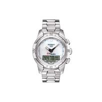 Tissot T-Touch Expert Solar Kvarcinis laikrodis 100M Atsparus vandeniui Vyriški laikrodžiai Baltas T047.220.44.116.00 White