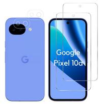 Tempered Glass for Google Pixel 10a and Camera Protection [Pack 2] Glass Film Phonillico®
