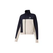 (WMNS) PUMA Csm Sweat Knitting Stand-up Collar Jacket Blue Women's 598577-06 S