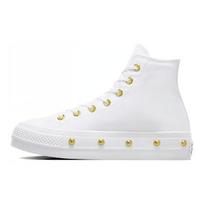 (WMNS) Converse Chuck Taylor All Star Studded Lift Platform 'White Gold' Women's A06787C EU 37
