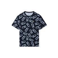 Li-Ning All-Over Print Quick-Drying T-shirt 'Black' Men's AHSR867-5 M