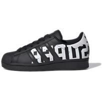 (GS) adidas originals Superstar J Logo 'Black White' Kids' FV3745 EU 36