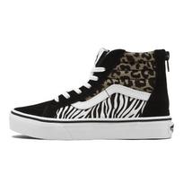Vans Sk8-hi Zip Casual GS Leopard Print Blackleopard Men's VN0A4UI42JK EU 38