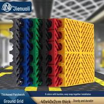 JNL Susiuvamos plastikinės drenažinės grindų plytelės 40x40x2 cm