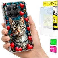 Etui Do Xiaomi 15T Pro Obudowa Foto Case Plecki Grafika Kotek + Szkło 9H