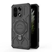 Šarvuotas smūgiams atsparus dėklas, skirtas OnePlus 15 1+15 OnePlus15 One Plus 15, su magnetiniu laikikliu OnePlus 15 juoda