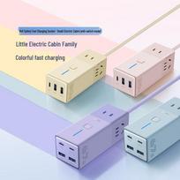 BULL GaN 30W 1C2A+3AC Fast Charger Power Strip CN plug (adapter included)