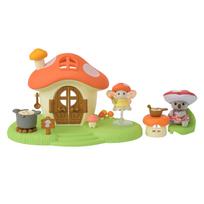 Sylvanian Families Grybas ST Mark Amžius 3 ir Žaislas Sylvanian Epoch „Fėjų namelis“ F-43 Sertifikuotas, Į viršų, Lėlių namelis, Šeimos,