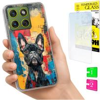 Etui Do Motorola Edge 70 Obudowa Foto Case Plecki Grafika Piesek + Szkło