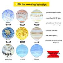 Solar Outdoor Planet Sphere Lamp