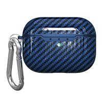 Etui Beline Airpods Carbon Do Airpods Pro, Niebieskie