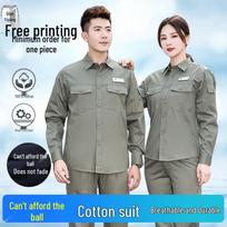 Men's Summer Pure Cotton Work Uniform Set 175