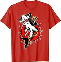 Urban Empyre - Shark Harpoon T-Shirt S įvairiaspalvis