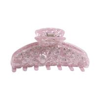 Hair Clip Acetic Acid Shark Clip Shark Clip Rhinestone  Hair Claw Personalized   Female violetinė/rožinė