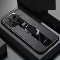 Plexiglass PU Leather Case For Xiaomi 15T Pro Magnetic Metal Ring Stand Holder Shockproof Protect Cover For Xiaomi Mi 15 T Pro For Xiaomi 15T Pro juoda