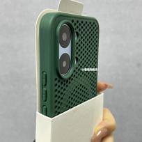 For Xiaomi POCO X8 Pro Max Case Magnetic Honeycomb Heat Dissipation Silicone Cover For Poco X8 Pro Max Shell Shockproof Bumper Poco X8 Pro Max žalia