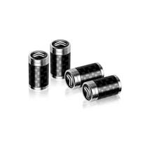 4pcs Car Carbon Fiber Pattern Tire Valve Dust Cover For Citroen Berlingo C3 Aircross C4 C6 C5 Wheels Valve Caps Car Accessories
