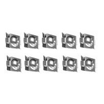 Stainless Steel Double Pole Fence Connector Set 10 pcs for For mesh Fencing Longitudinal Angle and Corner Installation China Mainland