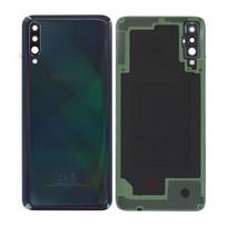 Cache batterie / vitre arrière - SAMSUNG - Galaxy A70 (A705F) - Noir - Pièce détachée originale juoda