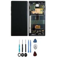 Écran LCD + vitre tactile - SAMSUNG - Galaxy Note 10 (N970F) - Noir - Assemblé sur châssis - Original