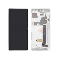 Écran LCD & vitre tactile - SAMSUNG - Galaxy Note20 Ultra (N985F/986B) - Blanc - Assemblés sur châssis - Original balta