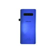 Cache batterie (vitre arrière) - SAMSUNG - Galaxy S10+ (G975F) - Bleu - Original