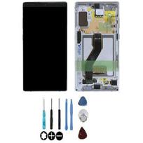Écran LCD avec vitre tactile - SAMSUNG - Galaxy Note 10+ N975F - Blanc - Assemblé sur châssis - Original