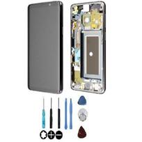 Écran LCD et vitre tactile - SAMSUNG - Galaxy S9 G960F - Gris - Original - Assemblés sur châssis pilka