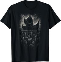 Reaper Horror Goth Charon Hades Underworld Mythology Alt Art T-Shirt L
