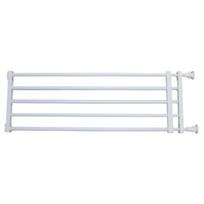 Durable Retractable Pet Playpen Fence Barrier Folding Indoor Pet Isolation Gate Black/White Universal Child Barrier Fences Home