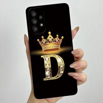 Phone Case for Samsung Galaxy A72 A52 A52S 4G 5G Liquid Silicone Soft Shockproof Lens Protective Cover Luxury Crown Letter Cases For SamsungA52 4G 5G