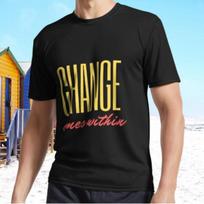 New Change Comes Within Active T-shirt Tops Tees Unisex Funny Size S - 5XL 4XL