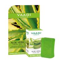 Aloe Vera veido muilas: nuo spuogų (25 g), Aloe Vera veido baras nuo spuogų, Vaadi žolelės yellow