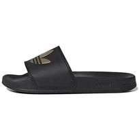 Adidas  Adilette Lite Slide Black Matte Gold Women Sneakers Core-Black GZ6196 38
