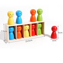 Guessing Colors Doll Color Matching Little Doll Challenge Logical Thinking Training Multiplayer Game Educational Toys For Kids