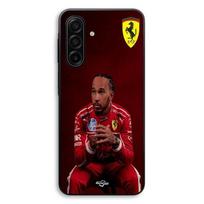 Case For Samsung Galaxy A17 Hamilton Scuderia Ferrari official wallpaper Maniacase juoda