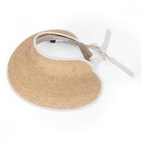 Helen Kaminski Mita Natural Sand Visor Sun Cap Hat50220 HAT50220 NTS
