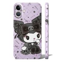 Sanrio Kuromi Cartoon Case for iPhone 17 Air 14 X 13 11 15 Plus XR 16 Pro Max 12 Hard Phone Cover iPhone 12