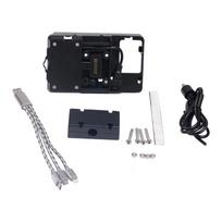 Multifunction Handlebar and Dashboard Mount with Quick Release Mechanism for Motorcycle Navigation on Motorcycle