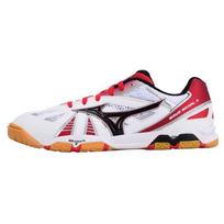 Mizuno Wave Medal 5 White Red Unisex 81GA151509 36
