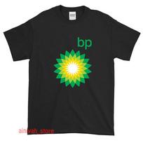 Naujas Bp British Petroleum naftos logotipas vyriški marškinėliai juokingi JAV dydis S-XXL M