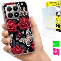 Etui Do Xiaomi 15T Obudowa Foto Case Plecki Grafika Motyle + Szkło 9H