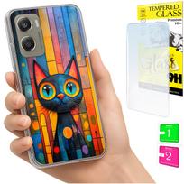 Etui Do Motorola Moto G06 / G06 Power Obudowa Case Plecki Kotek + Szkło