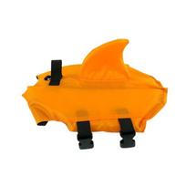 Stylish Wangupet Shark Fin Pet Life Jacket For Small And Large Dogs XS oranžinė